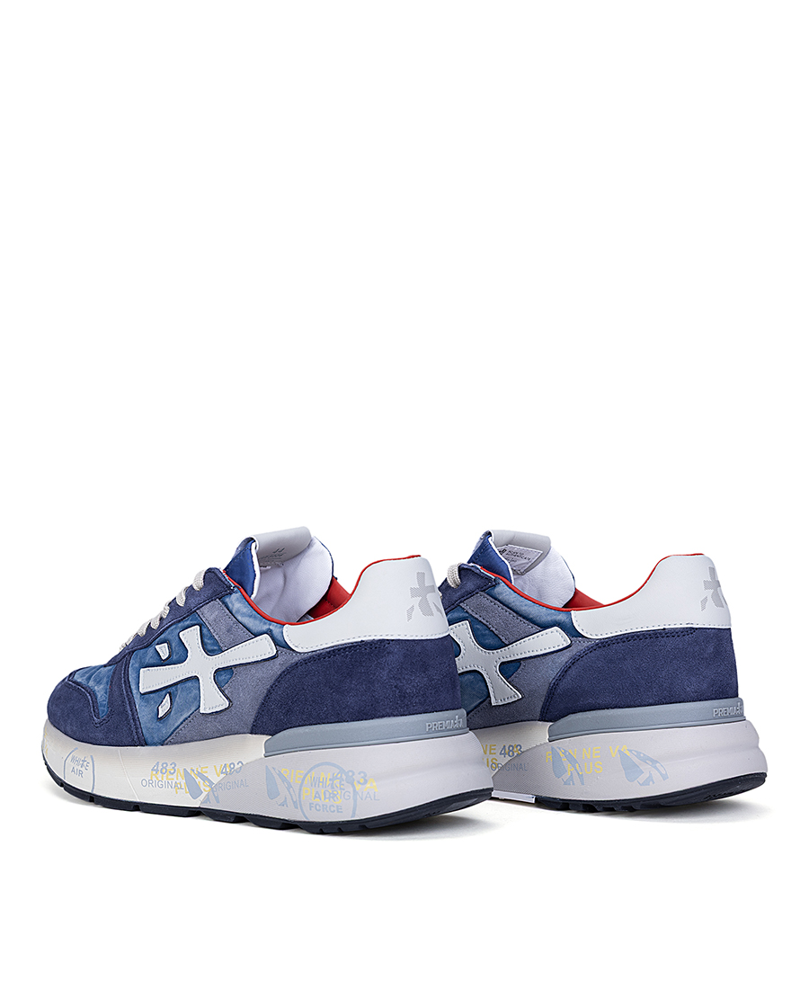 Premiata Ανδρικά Sneakers Mick Με Δερμάτινες Λεπτομέρειες Και Signature Σόλα φωτογραφία