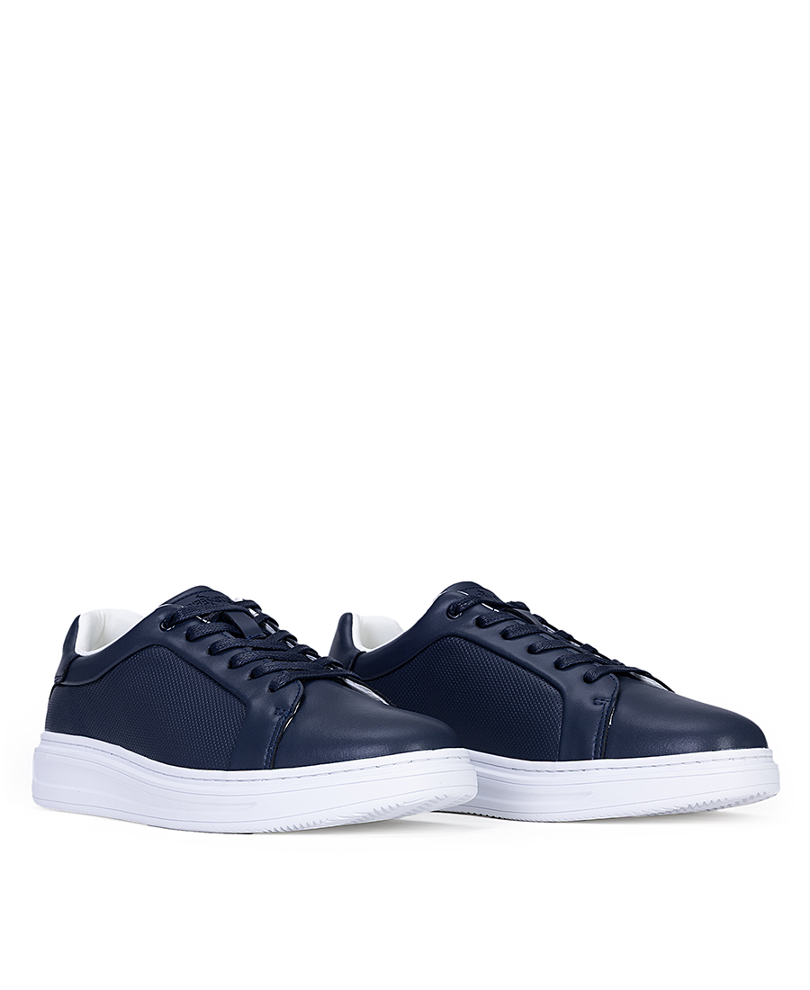 Greenstep Ανδρικά Sneakers Δερμάτινα Με Διάτρητο Πλαϊνό φωτογραφία