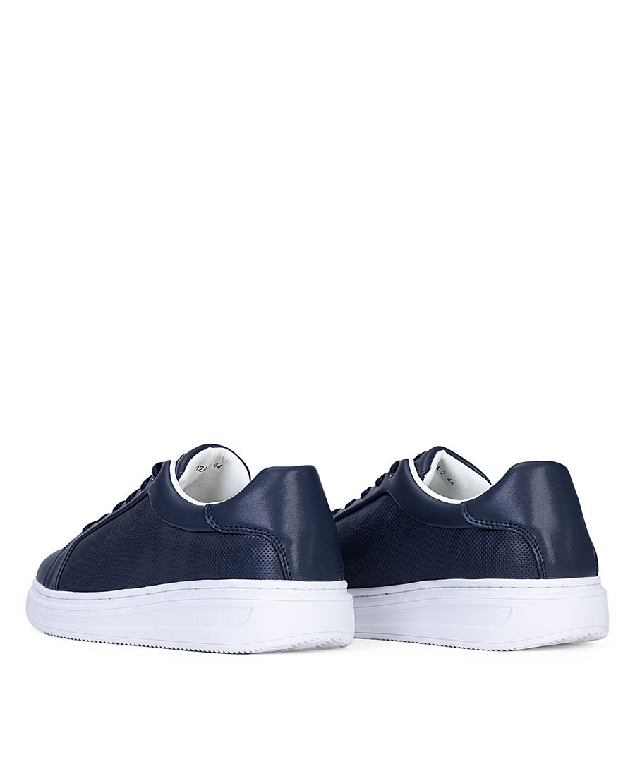 Greenstep Ανδρικά Sneakers Δερμάτινα Με Διάτρητο Πλαϊνό φωτογραφία