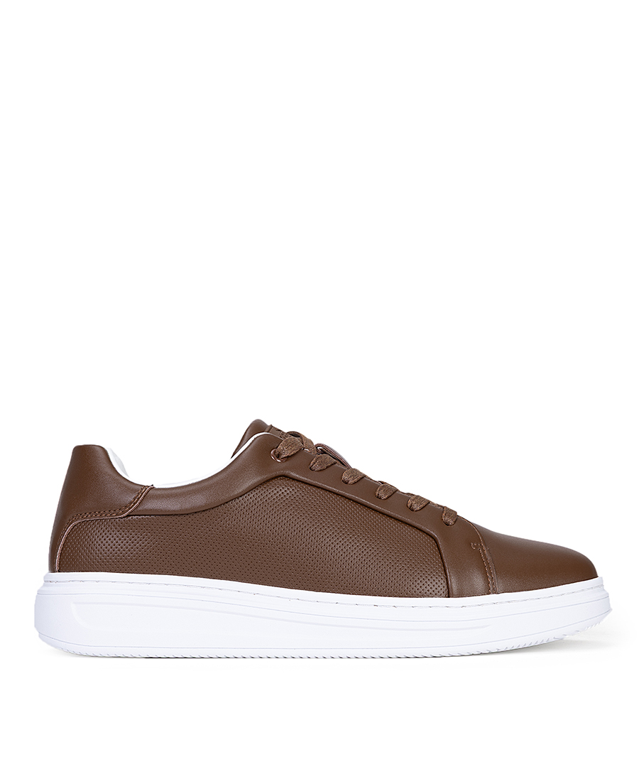 Greenstep Greenstep Ανδρικά Sneakers Δερμάτινα Με Διάτρητο Πλαϊνό
