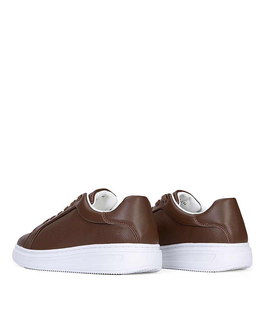 Greenstep Ανδρικά Sneakers Δερμάτινα Με Διάτρητο Πλαϊνό φωτογραφία