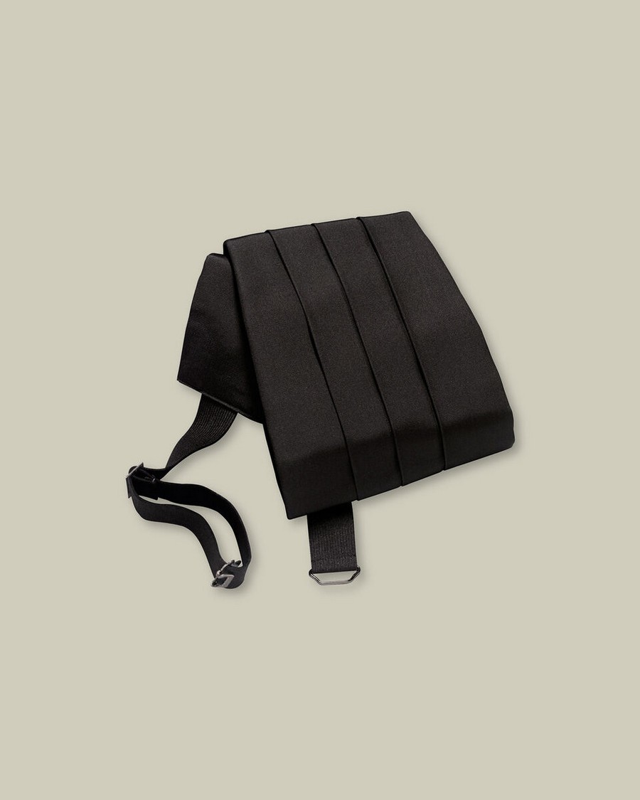 Charles Tyrwhitt Ανδρικό Cummerbund Με Πλισέ Σχεδίαση Για Black Tie Εμφανίσεις