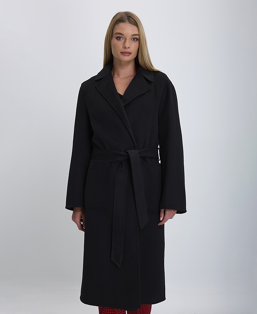 Gerry Weber Gerry Weber Γυναικείο Παλτό με Ζώνη σε Μαύρο