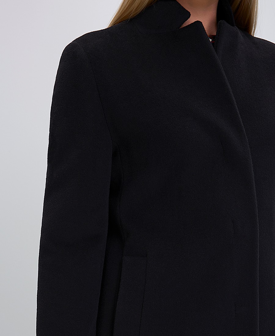 Cinzia Rocca Γυναικείο Μακρύ Παλτό Μάλλινο με Ψηλό Γιακά Regular Fit φωτογραφία