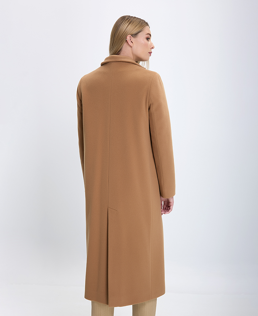 Cinzia Rocca Γυναικείο Μακρύ Παλτό Μάλλινο με Ψηλό Γιακά Regular Fit φωτογραφία