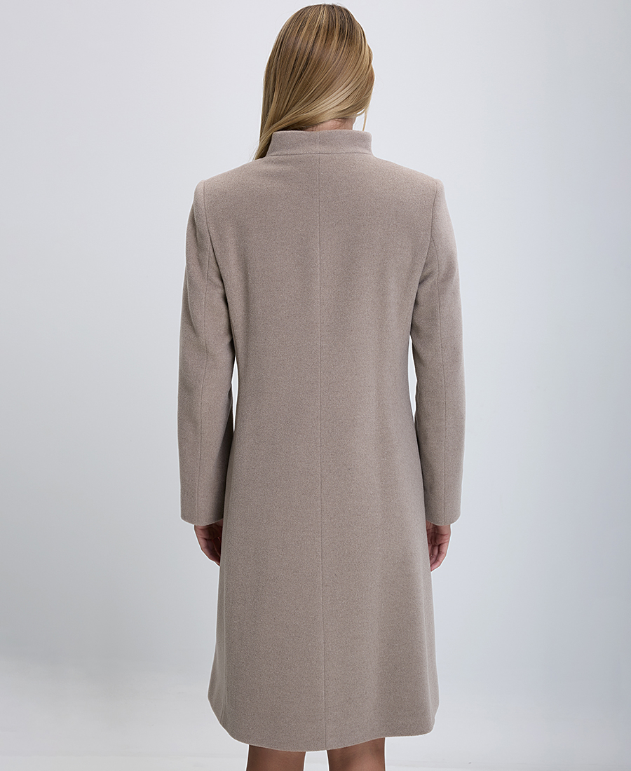 Cinzia Rocca Γυναικείο Παλτό με Μάο Γιακά και Κλείσιμο με Κρυφά Κουμπιά φωτογραφία