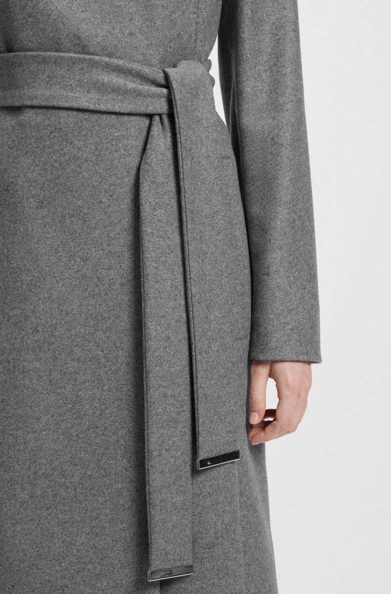 Boss Γυναικείο Παλτό Virgin Wool & Cashmere Regular Fit φωτογραφία