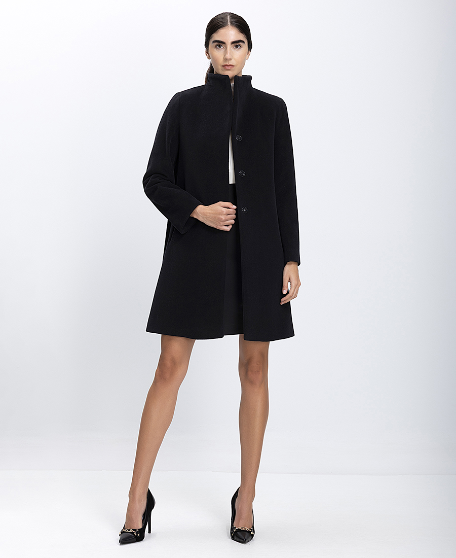 Cinzia Rocca Γυναικείο Παλτό Με Ψηλό Γιακά φωτογραφία