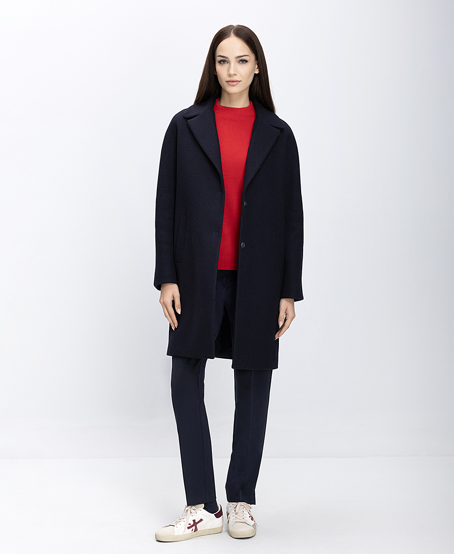 Γυναικείο Παλτό Σε Κλασική Γραμμή φωτογραφία