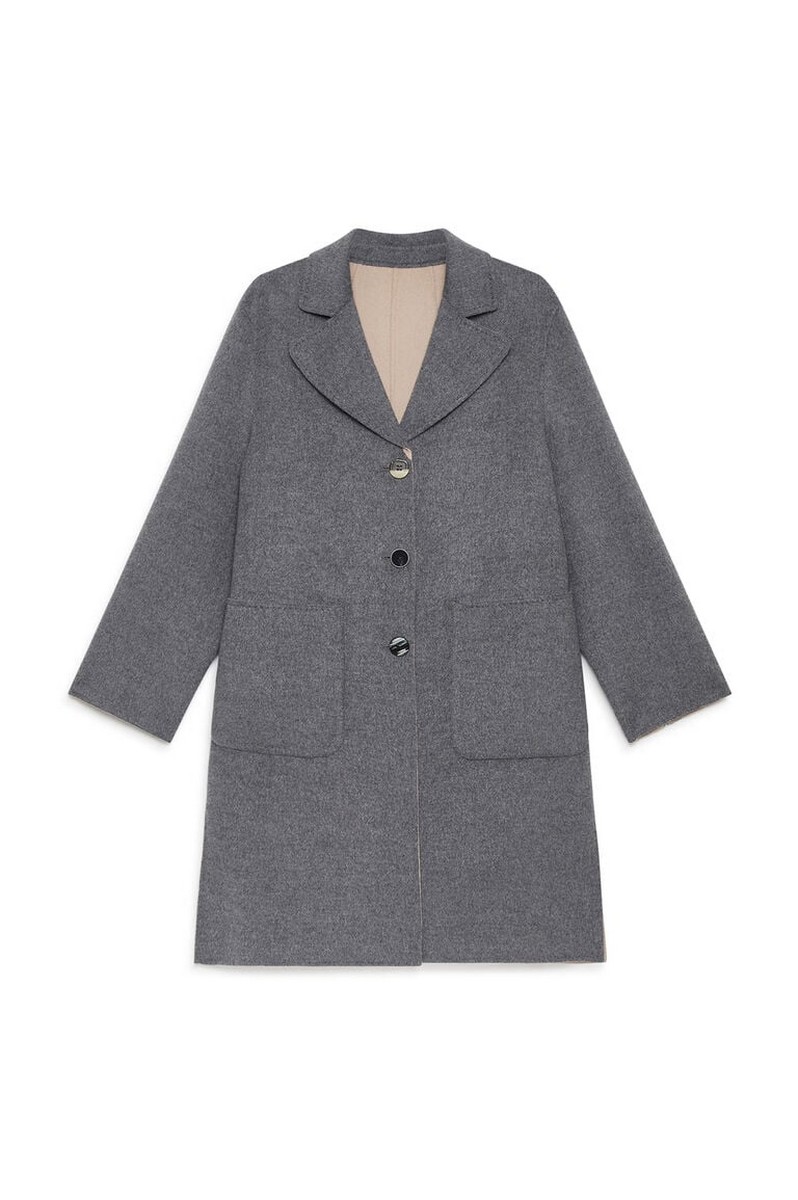 Maliparmi Γυναικείο Παλτό Double Wool Regular Fit φωτογραφία