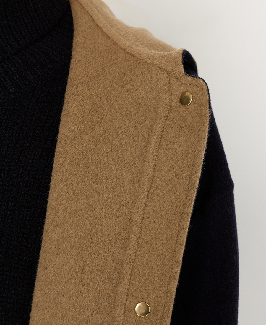 Gerard Darel Μάλλινο Παλτό με Κουκούλα φωτογραφία