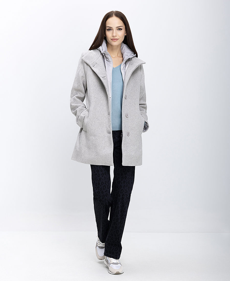 Γυναικείο Παλτό Με Αποσπώμενο Γιλέκο φωτογραφία