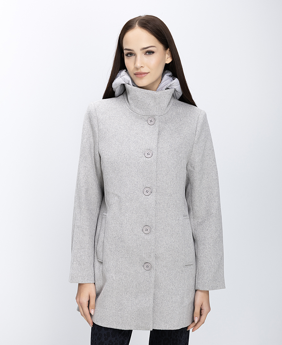 Γυναικείο Παλτό Με Αποσπώμενο Γιλέκο φωτογραφία