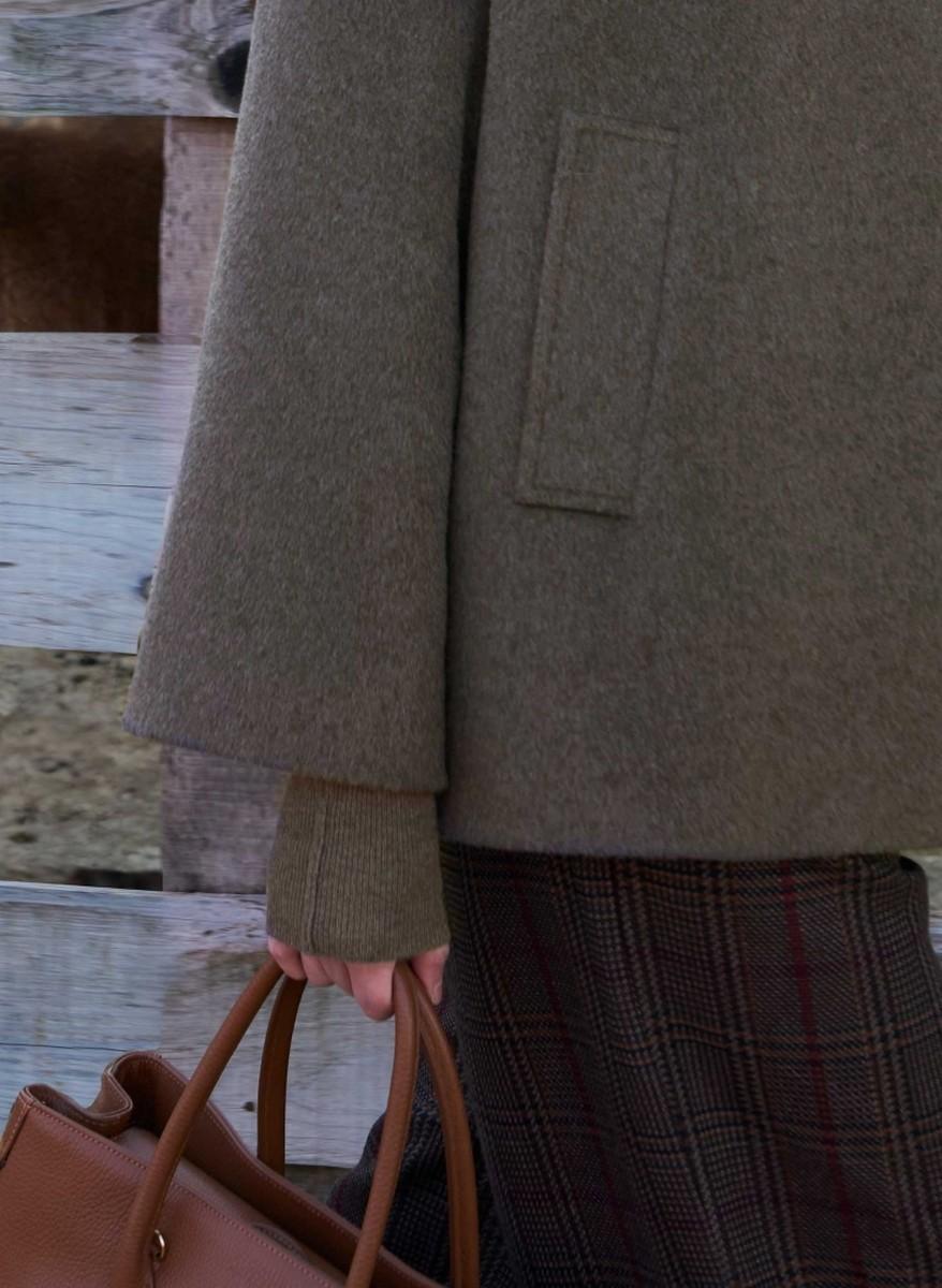 Cinzia Rocca Γυναικείο Παλτό Κοντό Με Όρθιο Γιακά φωτογραφία