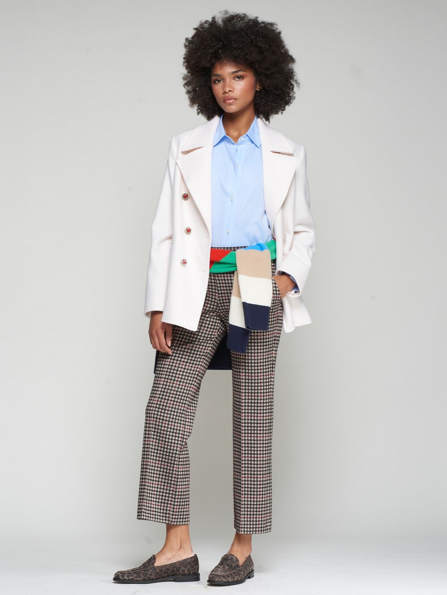 Vilagallo Γυναικείο Παλτό Regular Fit Με Κεντημένη Λεπτομέρεια φωτογραφία