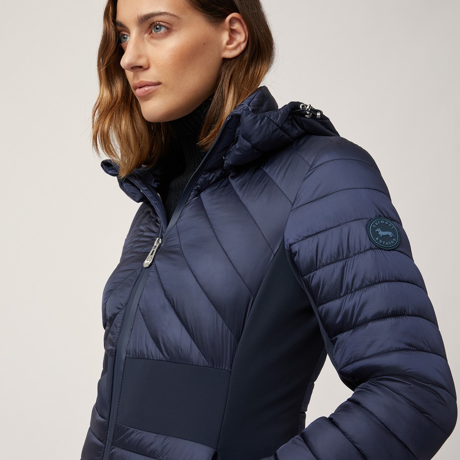 Harmont & Blaine Γυναικείο Μακρύ Μπουφάν Slim Fit σε Μπλε φωτογραφία