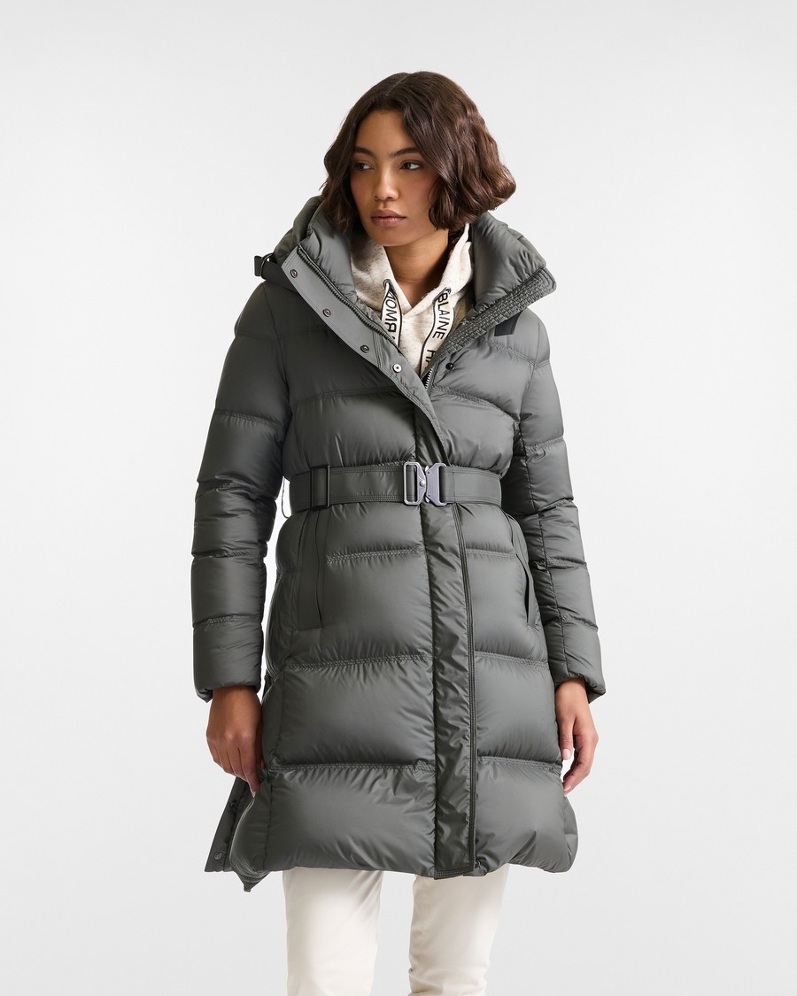 Harmont & Blaine Γυναικείο Μακρύ Πουπουλένιο Μπουφάν Με Ζώνη Regular Fit
