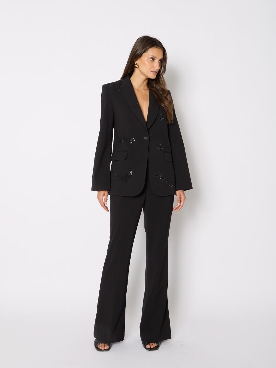 Berenice Γυναικείο Σακάκι Slim Με Στρας Λεπτομέρειες φωτογραφία