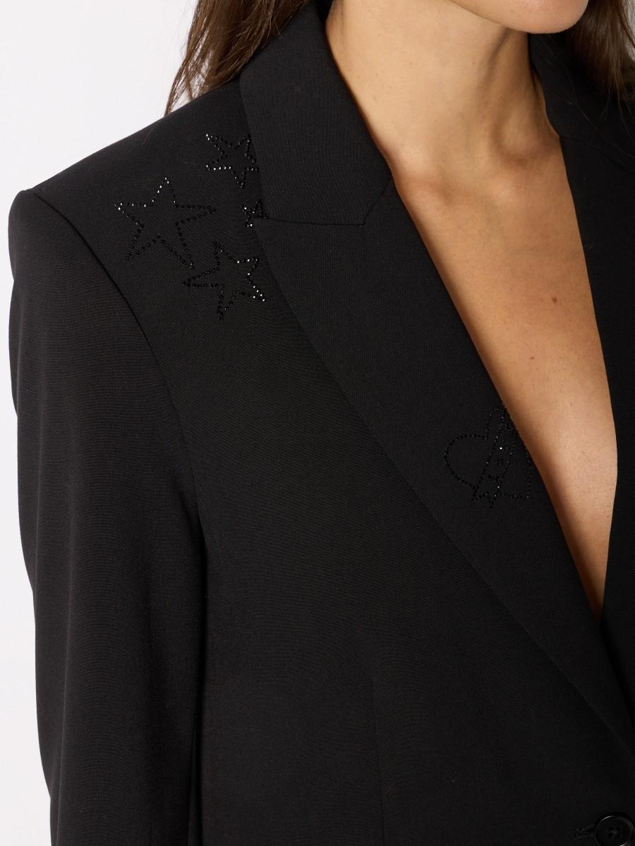 Berenice Γυναικείο Σακάκι Slim Με Στρας Λεπτομέρειες φωτογραφία