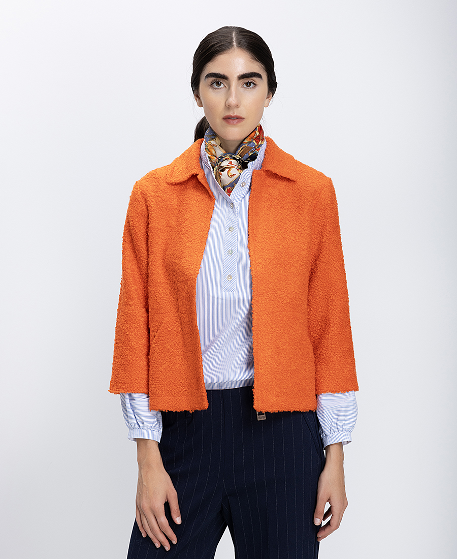 Γυναικείο Κοντό Σακάκι Boucle