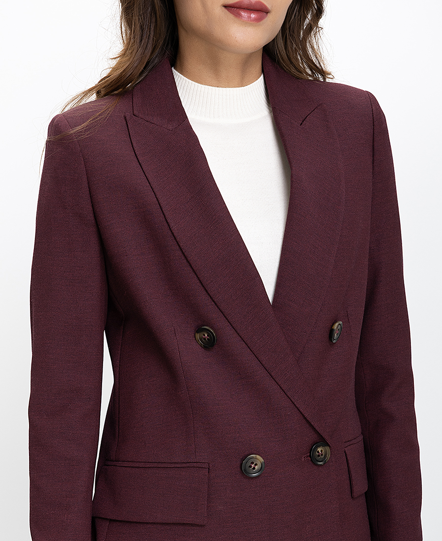 Diana D. Γυναικείο Σακάκι Regular Fit Με Διπλό Κούμπωμα φωτογραφία