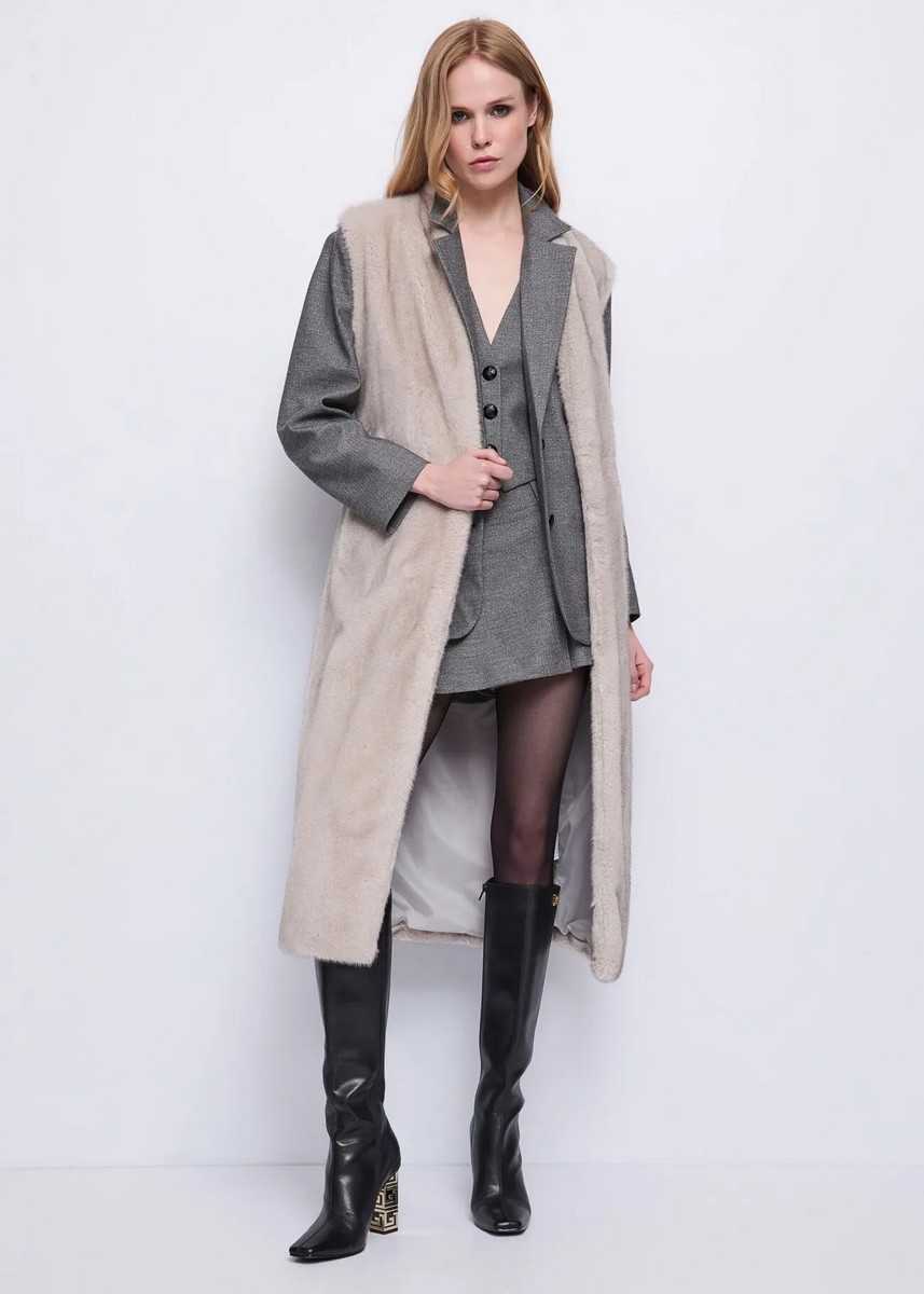 Gaudi Γυναικείο Σακάκι Με Chevron Σχέδιο Και Lurex φωτογραφία