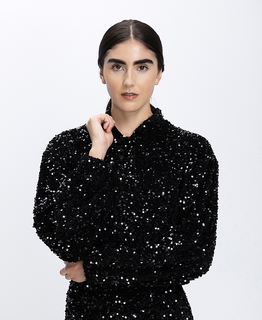 Luckylu Luckylu Γυναικείο Σακάκι Με Παγιέτες