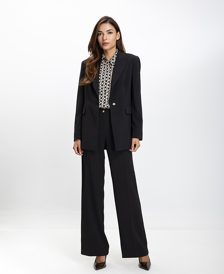 Elena Miro Γυναικείο Σακάκι Μεσάτο Regular Fit φωτογραφία