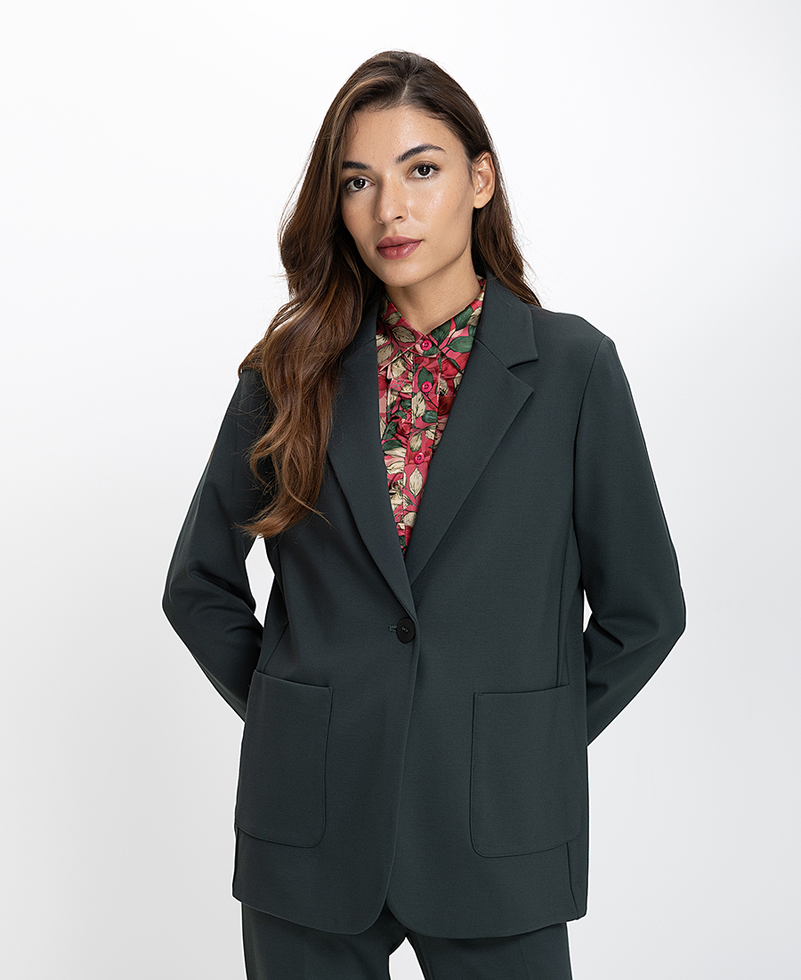 Elena Miro Elena Miro Γυναικείο Σακάκι Regular Fit