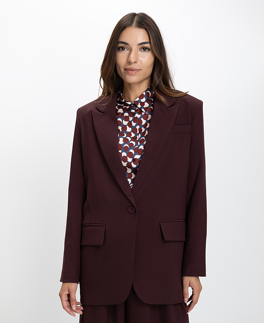 Anonyme Anonyme Γυναικείο Σακάκι Regular Fit Με Ένα Κούμπωμα