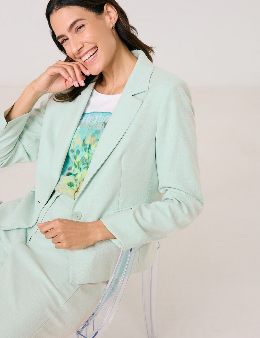 Gerry Weber Γυναικείο Σακάκι Figure-Skimming Με Γιακά Και Τσέπες φωτογραφία