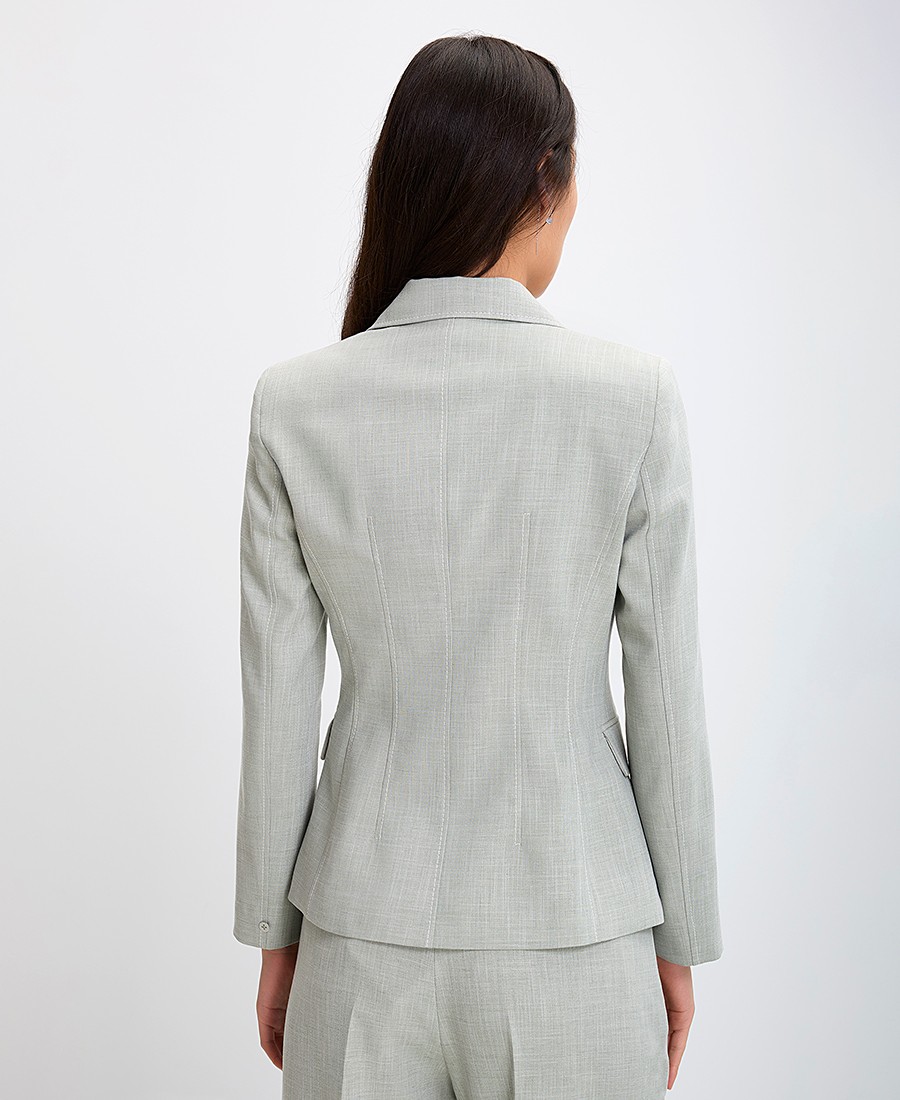 Penny Black Γυναικείο Μεσάτο Σακάκι με Κουμπί και Πλαϊνές Τσέπες σε Πράσινο φωτογραφία