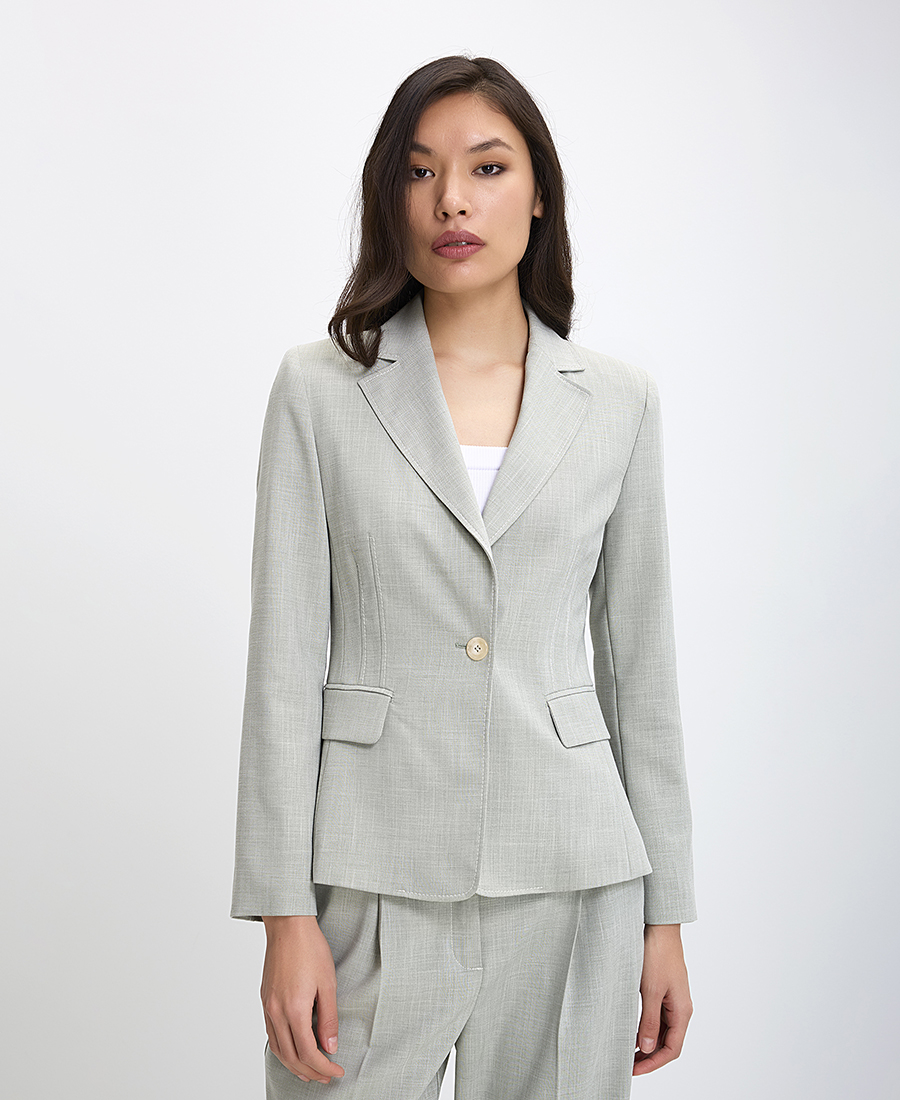 Penny Black Γυναικείο Μεσάτο Σακάκι με Κουμπί και Πλαϊνές Τσέπες σε Πράσινο φωτογραφία