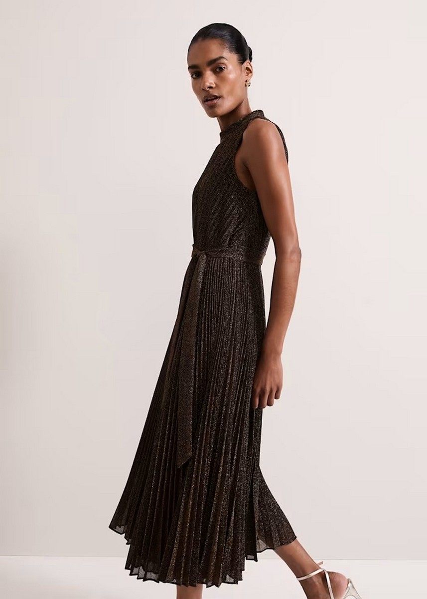 Phase Eight Γυναικείο Maxi Φόρεμα Μπρονζέ φωτογραφία
