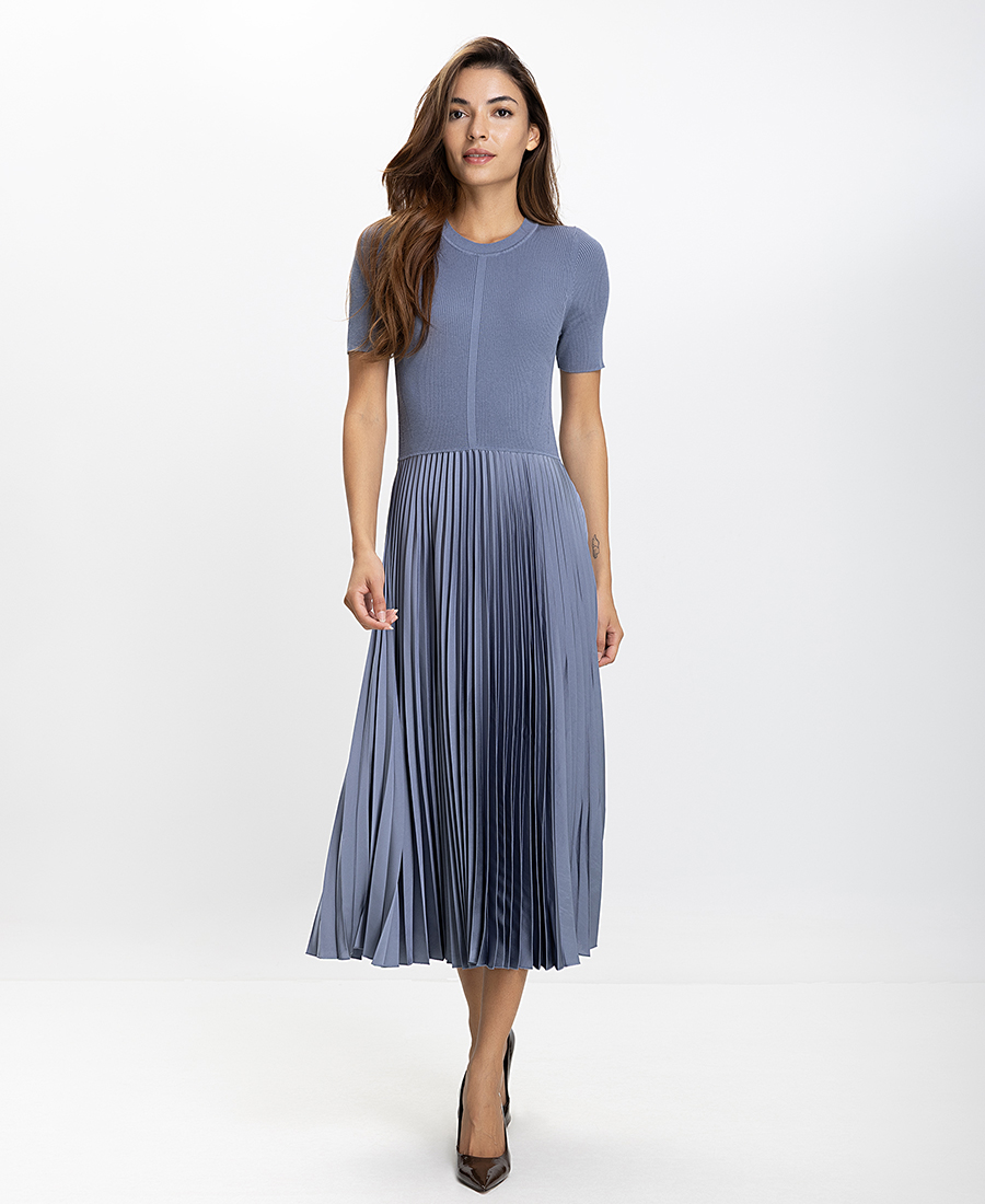 Boss Γυναικείο Φόρεμα Regular Fit Viscose Blend Midi φωτογραφία