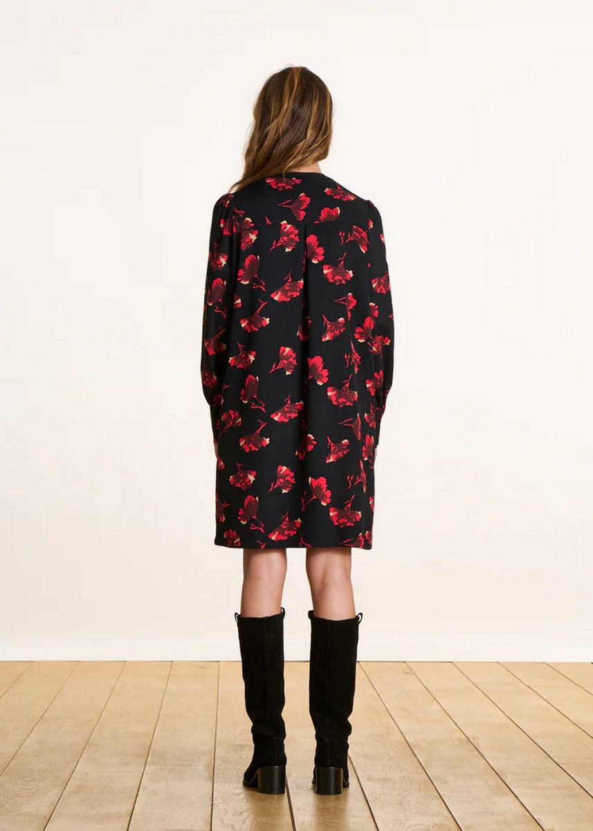 La Fee Maraboutee Γυναικείο Φόρεμα Κοντό Με Floral Σχέδιο Regular Fit φωτογραφία