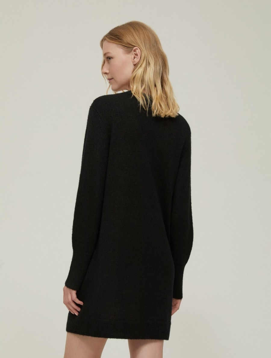 Pennyblack Γυναικείο Πλεκτό Φόρεμα Straight Fit Με Στρας φωτογραφία