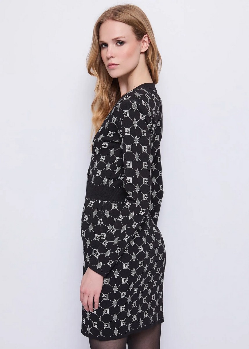 Gaudi Gaudi Γυναικείο Φόρεμα Mini Με Μοτίβο Slim Fit - 3