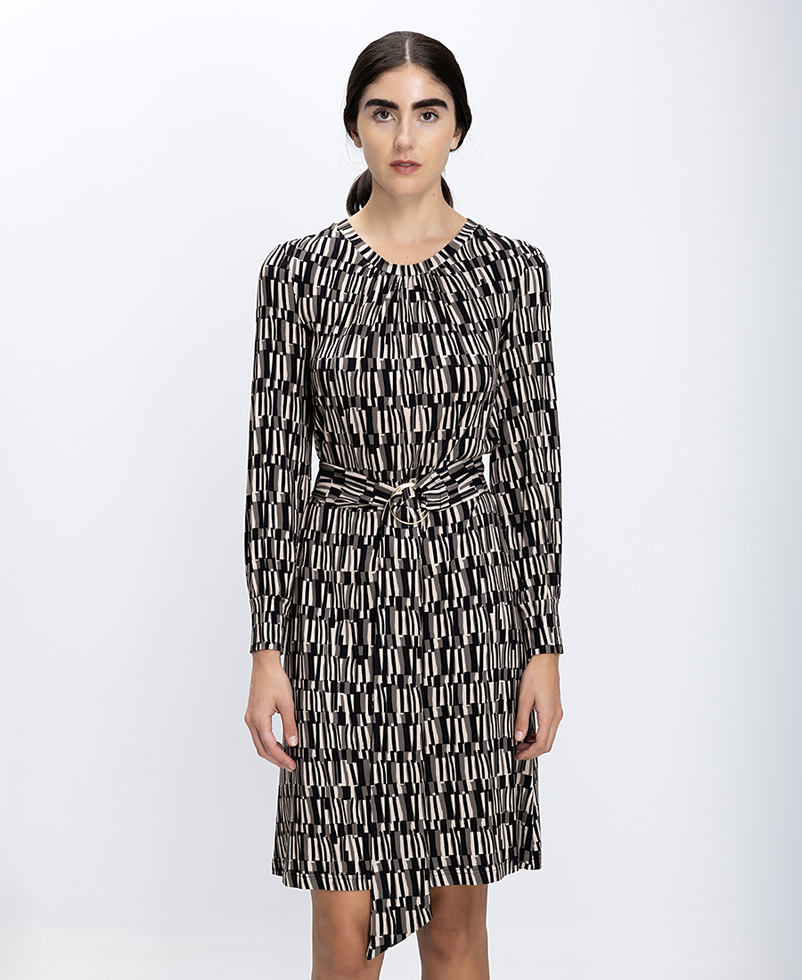 The Abito The Abito Γυναικείο Mini Φόρεμα Με Γραφικό Μοτίβο