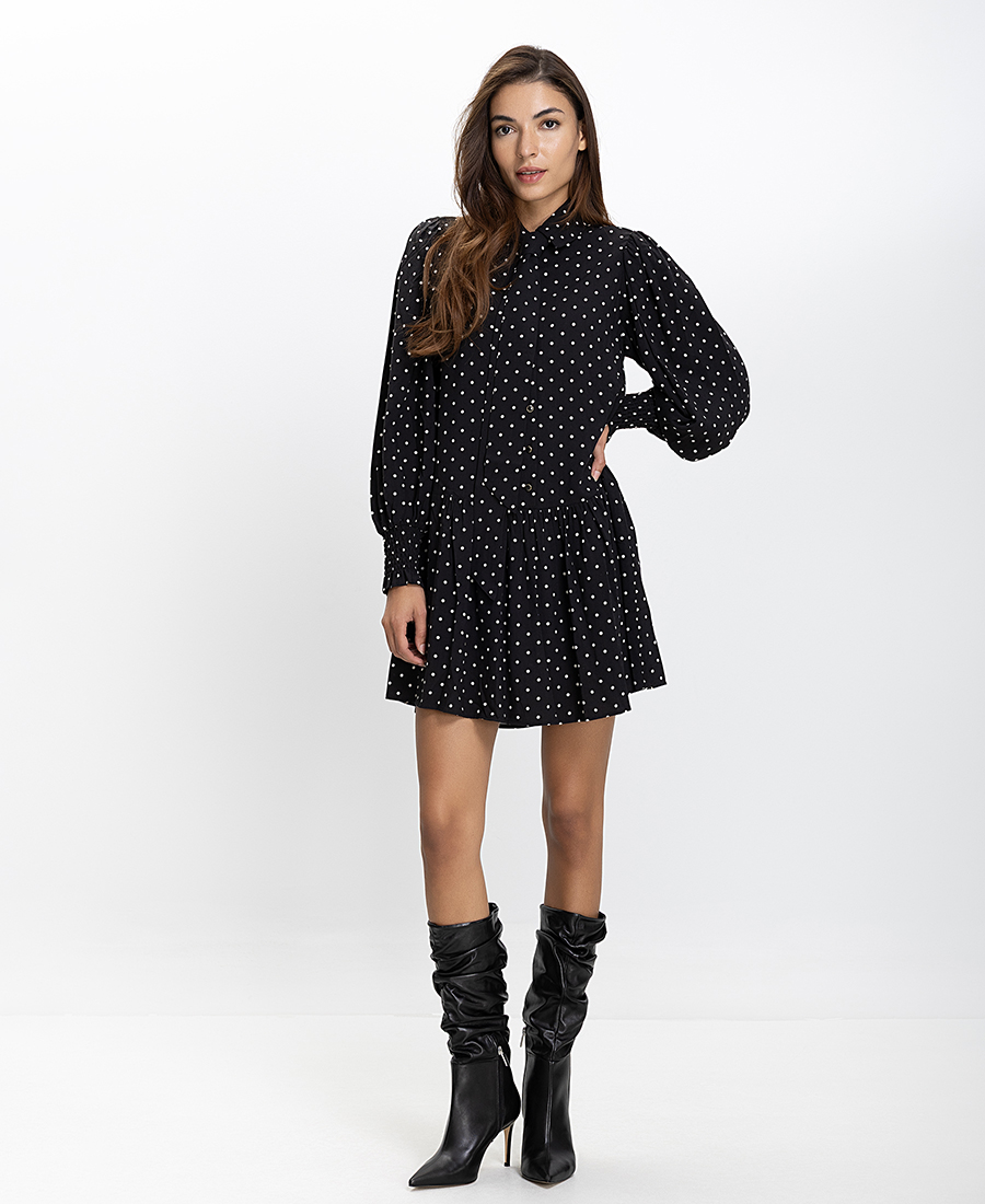 Petite Mendigote Paris Γυναικείο Φόρεμα Regular Fit Mini φωτογραφία