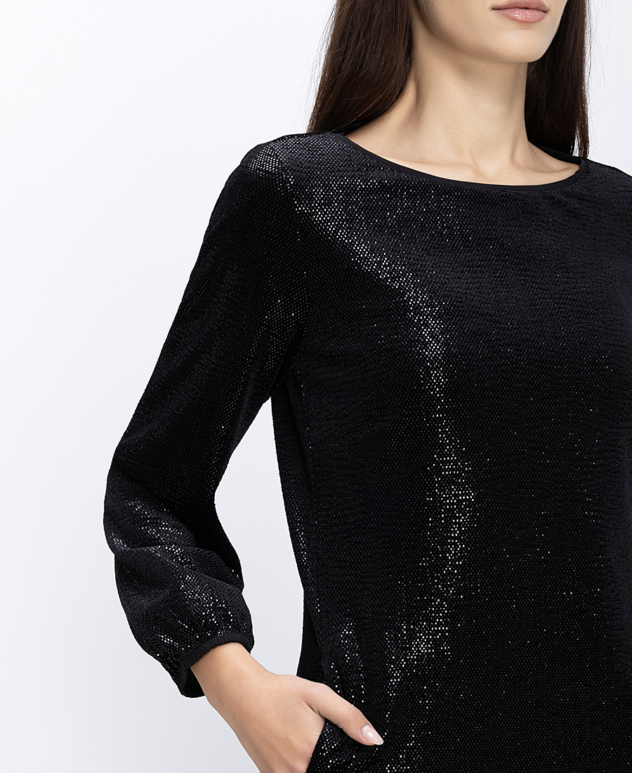 Elena Miro Γυναικείο Φόρεμα Lurex φωτογραφία