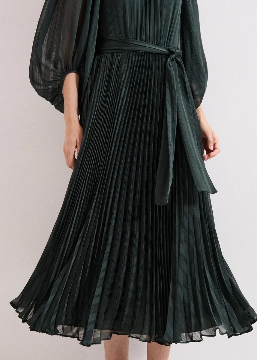 Phase Eight Γυναικείο Φόρεμα Με Balloon Μανίκια Και Πλισέ Φούστα φωτογραφία