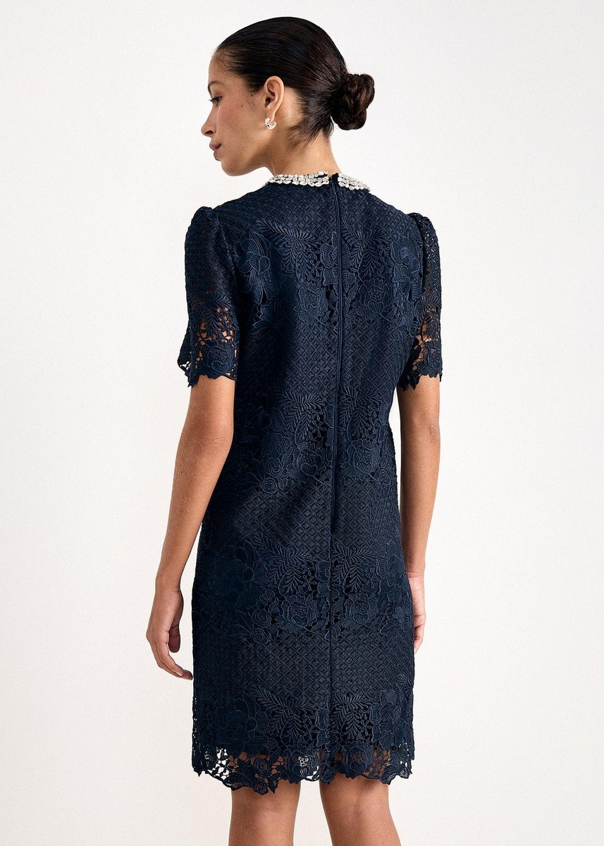 Phase Eight Phase Eight Γυναικείο Navy Μονόχρωμο Mini Φόρεμα Regular Fit Για Elegant & Evening Εμφανίσεις - 3