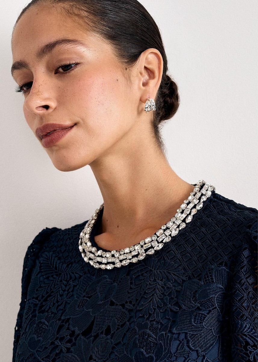 Phase Eight Phase Eight Γυναικείο Navy Μονόχρωμο Mini Φόρεμα Regular Fit Για Elegant & Evening Εμφανίσεις - 5