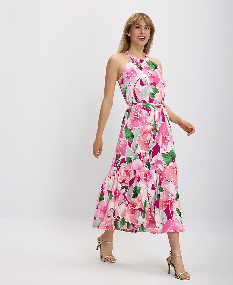 Allegra Carmine Floral Φόρεμα σε Εμπριμέ