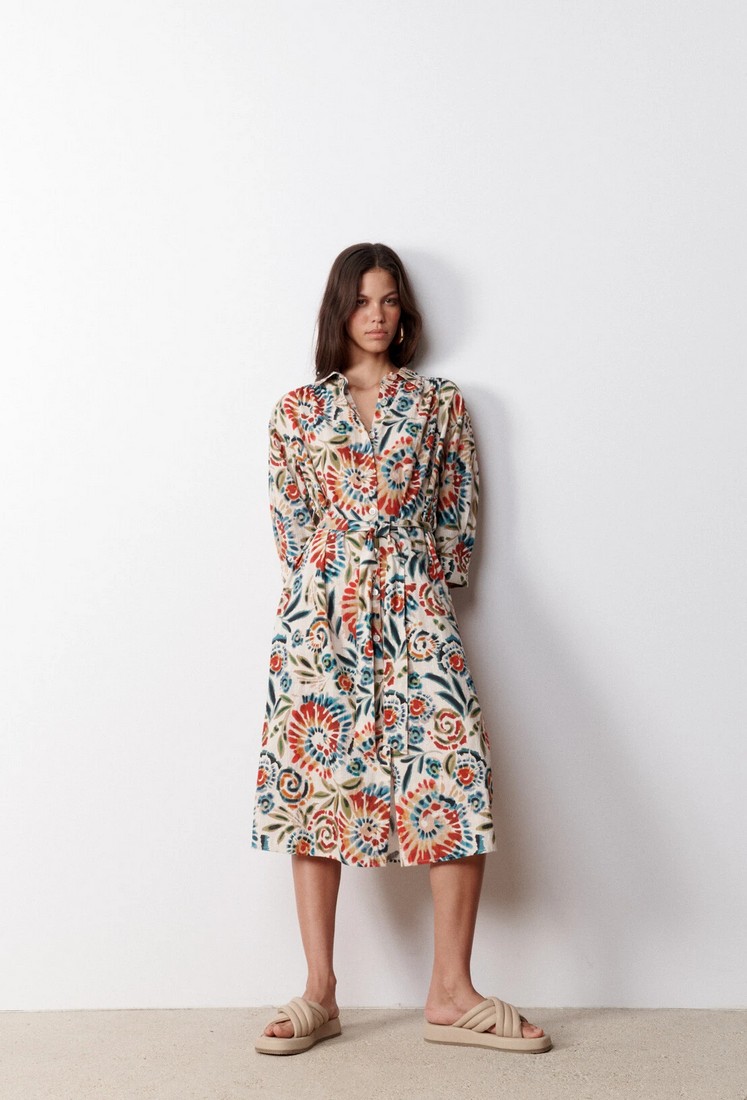 Stella Forest Printed midi dress