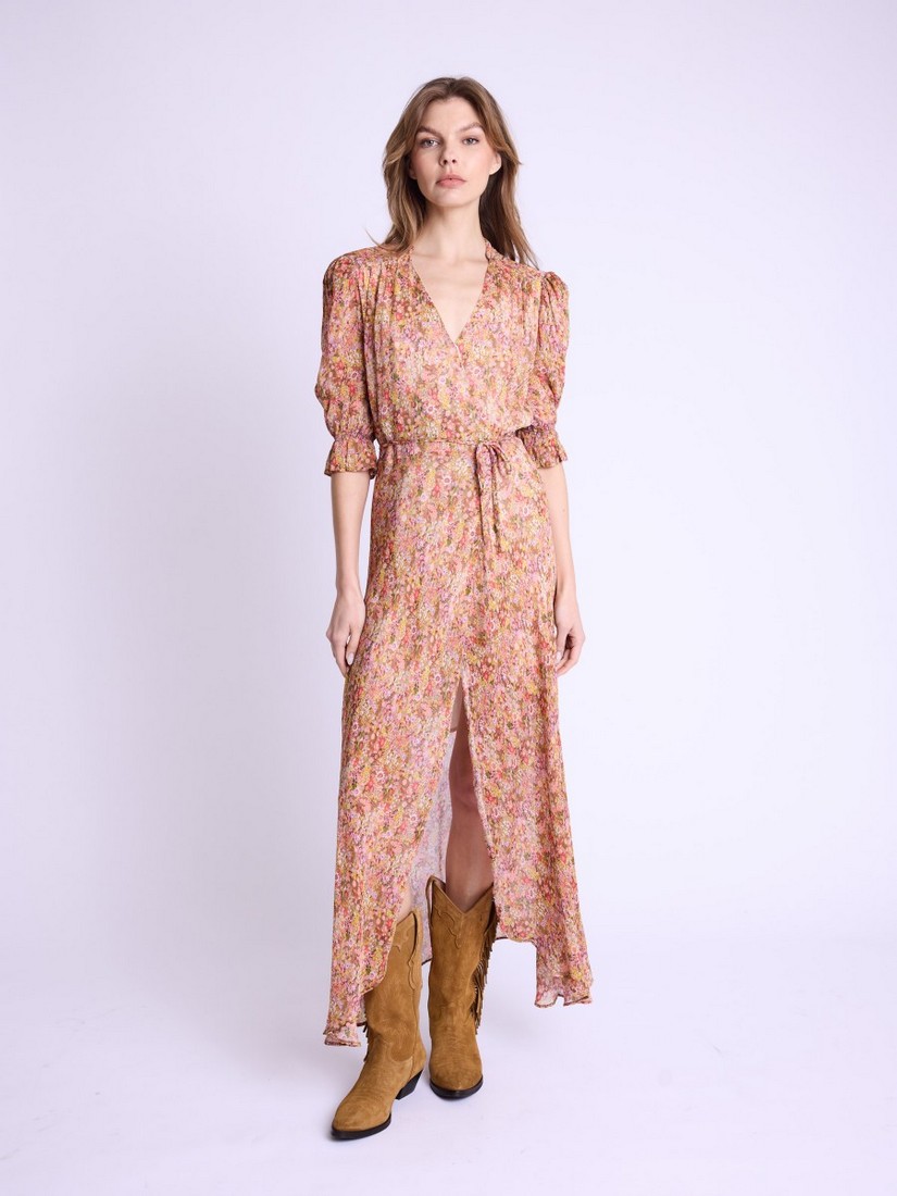 Berenice Berenice Floral print wrap dress