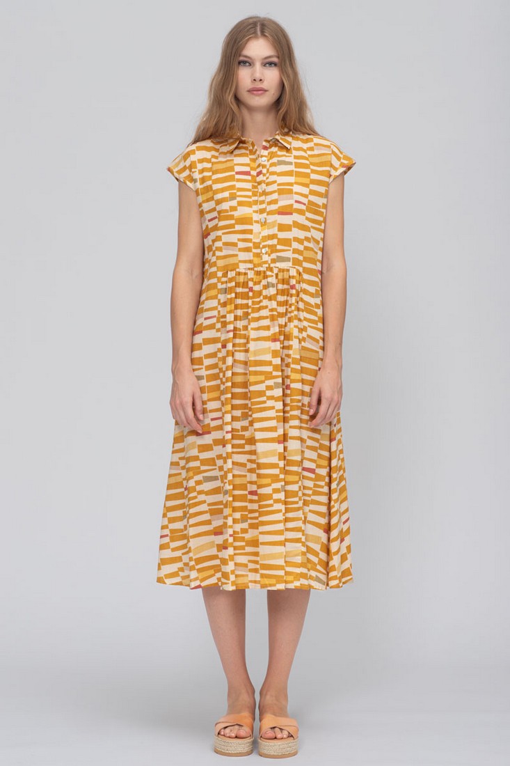 Colores Φόρεμα Καφτάνι Graphic Print σε Εμπριμέ