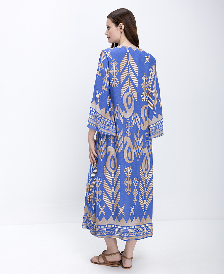 Anonyme Γυναικείο Φόρεμα Maxi Με Γεωμετρικό Print Loose Fit φωτογραφία