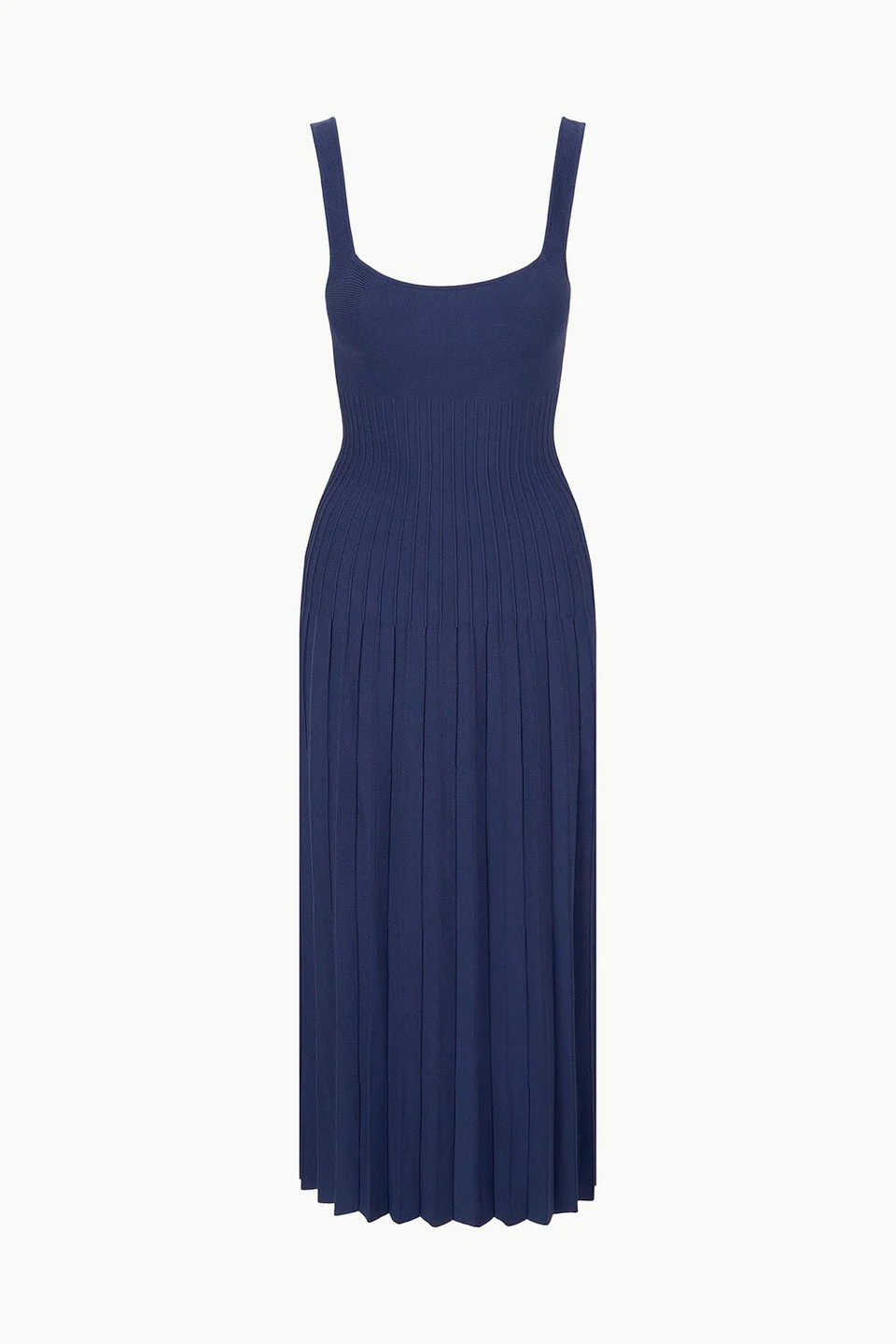 Staud Γυναικείο Πλεκτό Maxi Φόρεμα Πλισέ φωτογραφία